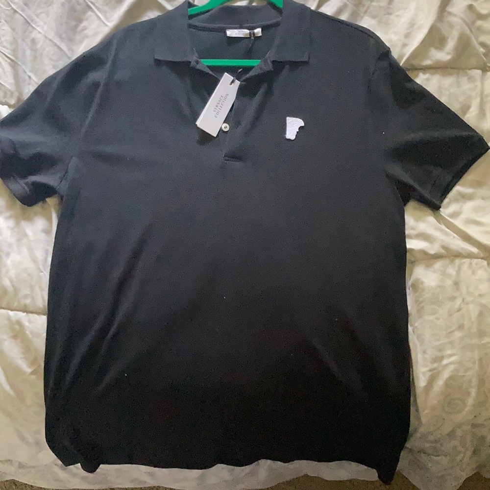 Versace Collection Black Polo